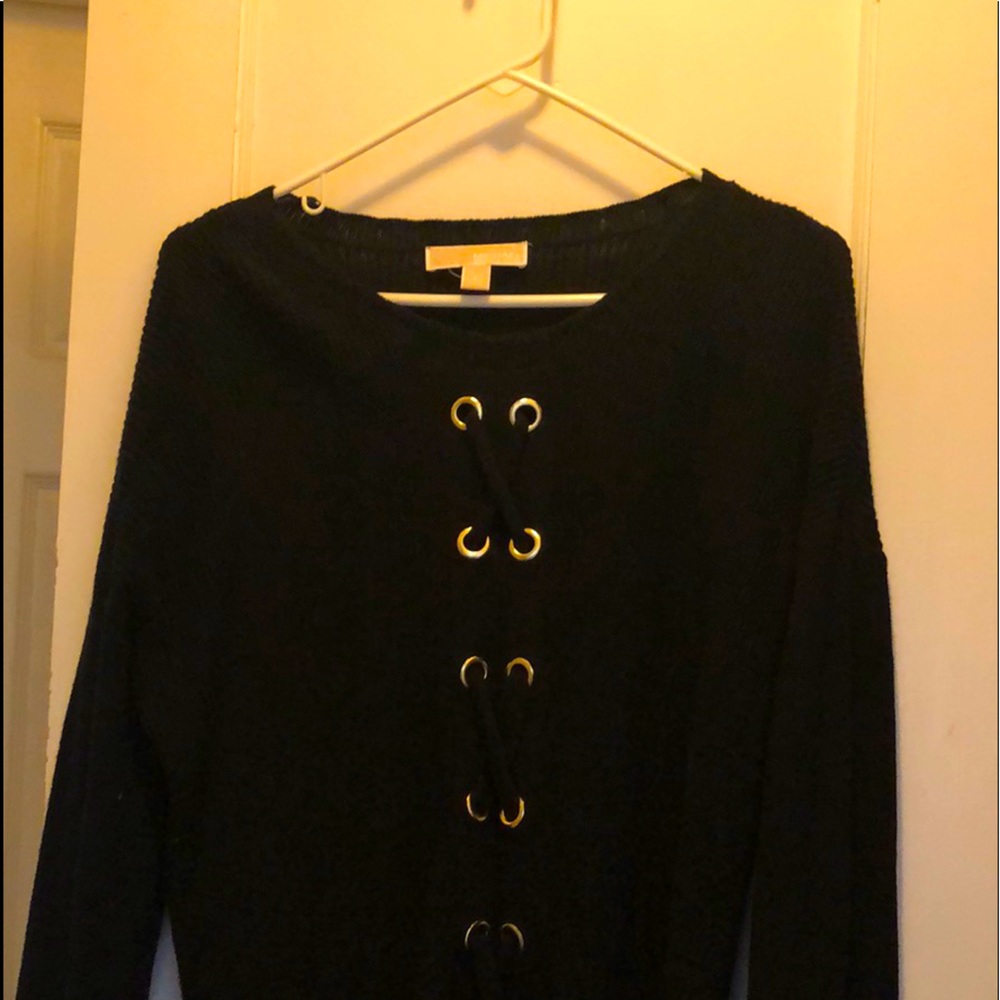 A black Michael kors sweater